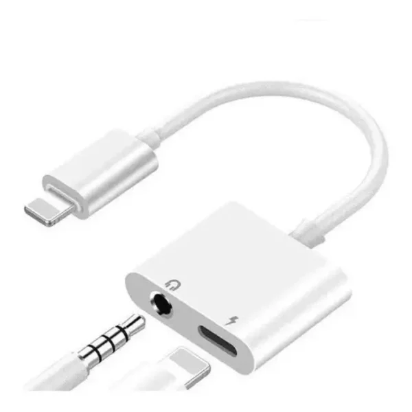 Adaptador duplo fone carregador para iphone INOVA