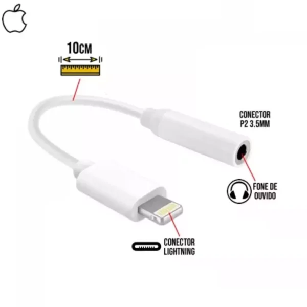 Adaptador para fone de iphone INOVA