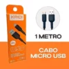 Cabo carregador reforçado V8 Micro USB (Kaidi)