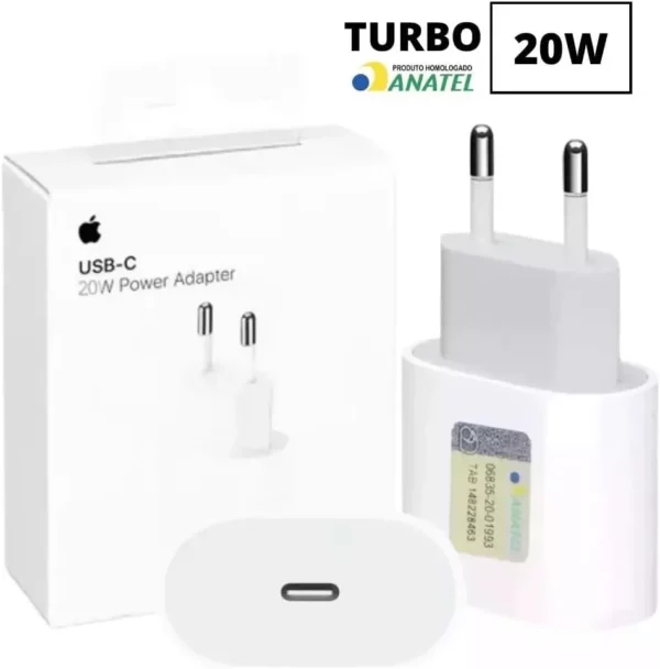 Fonte turbo IPHONE USBC-C 20W