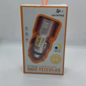 Carregador Veicular Universal Turbo com 2 Entradas USB