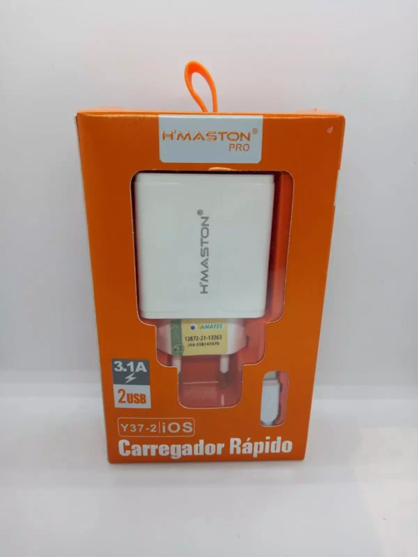 Fonte carregador com cabo para iphone 2 entradas USB